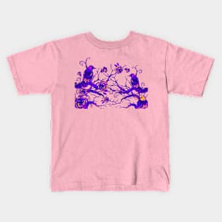 Three crows in the trees Kids T-Shirt